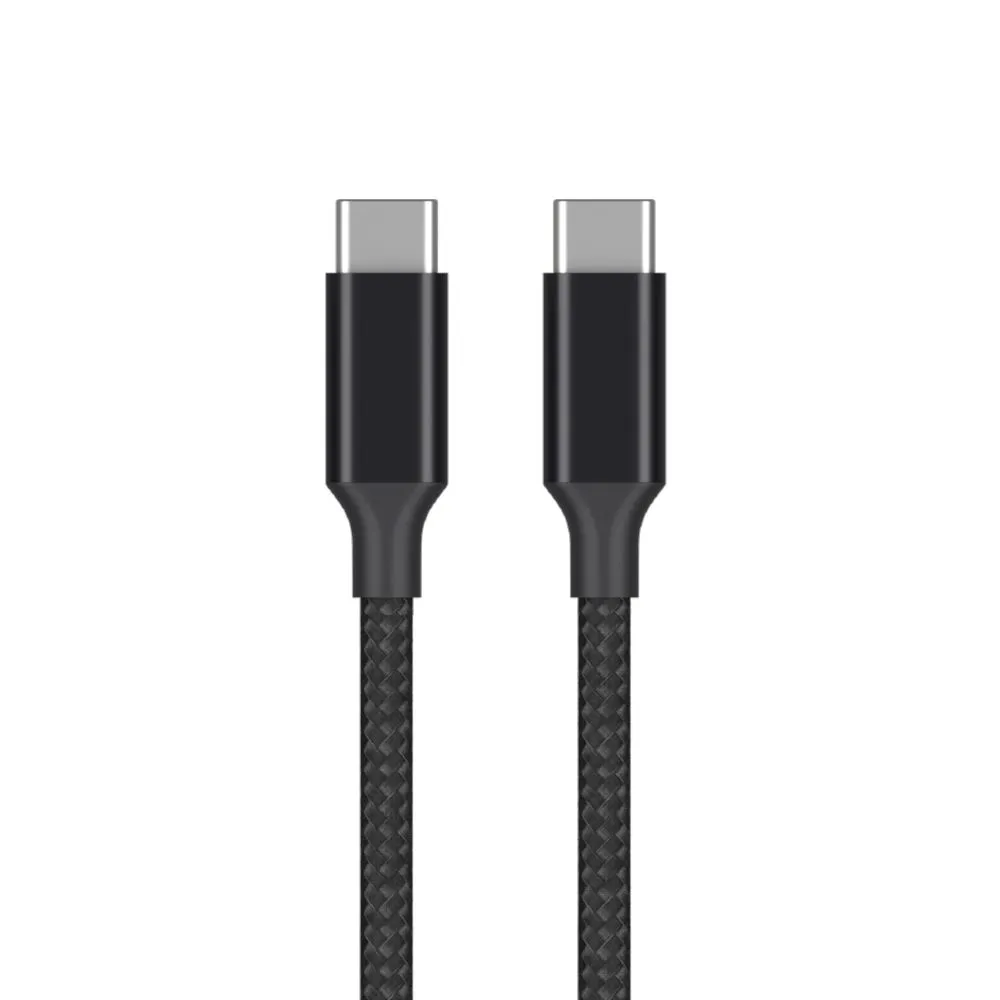 

Кабель универсальный Axxa USB Type-C - USB Type-C 1м, нейлон, черный арт. 7265