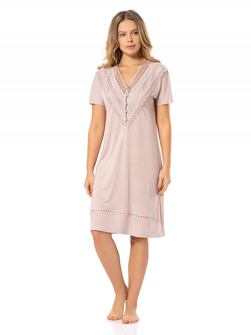 

Ночная сорочка женская Turen 3282 розовая XL, 3282