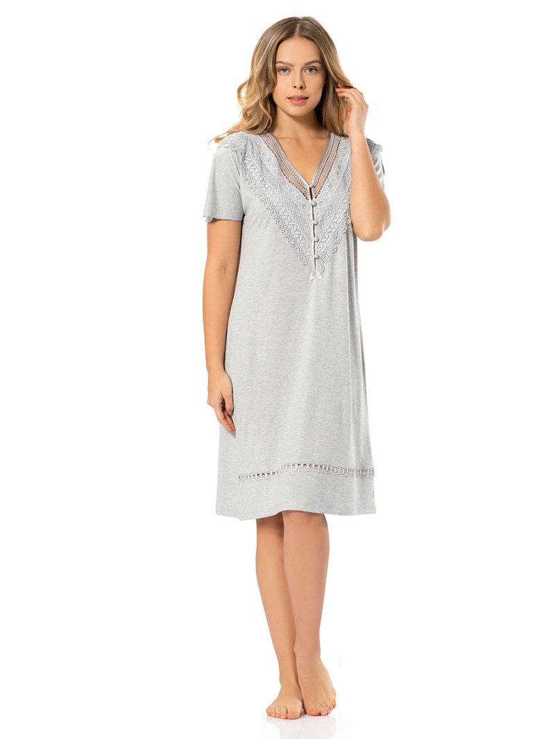 

Ночная сорочка женская Turen 3282 серая XXL, 3282