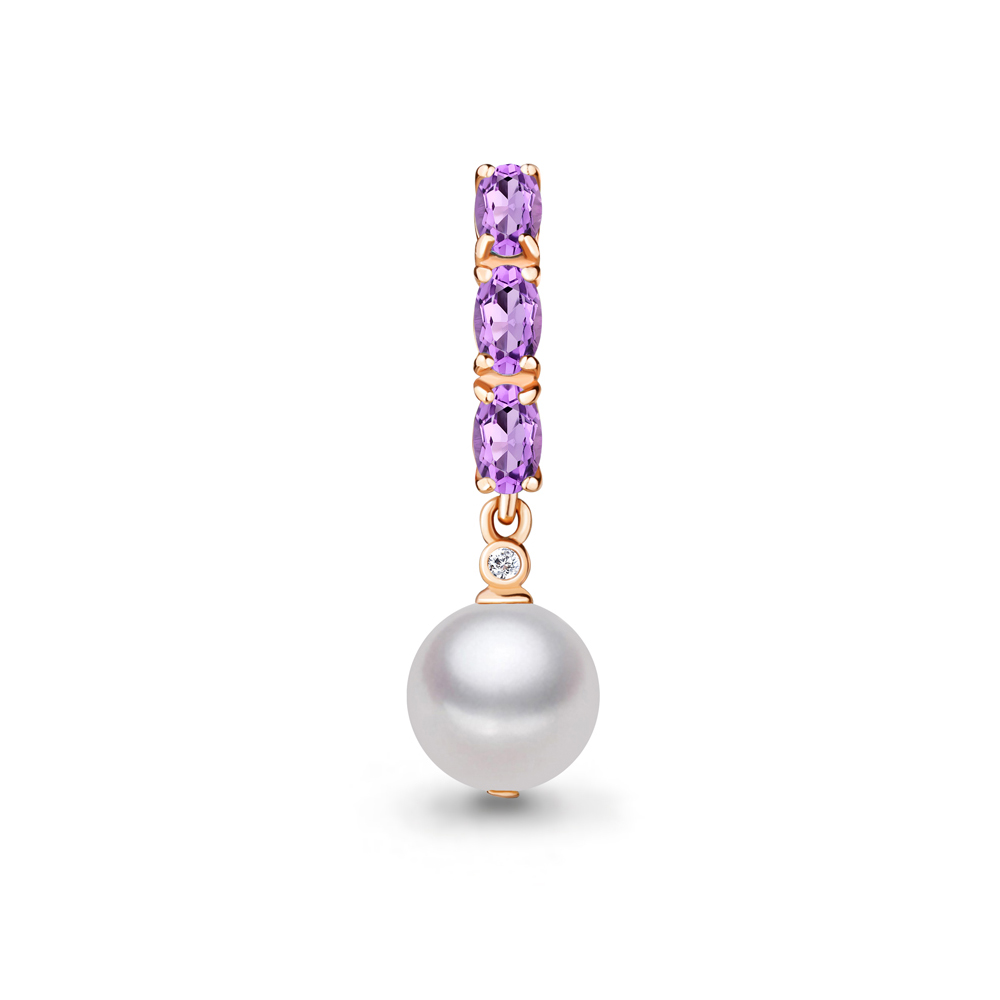 

Подвеска из серебра с аметистом и искусственным жемчугом Aquamarine 2529604_925_з, 2529604_925_з