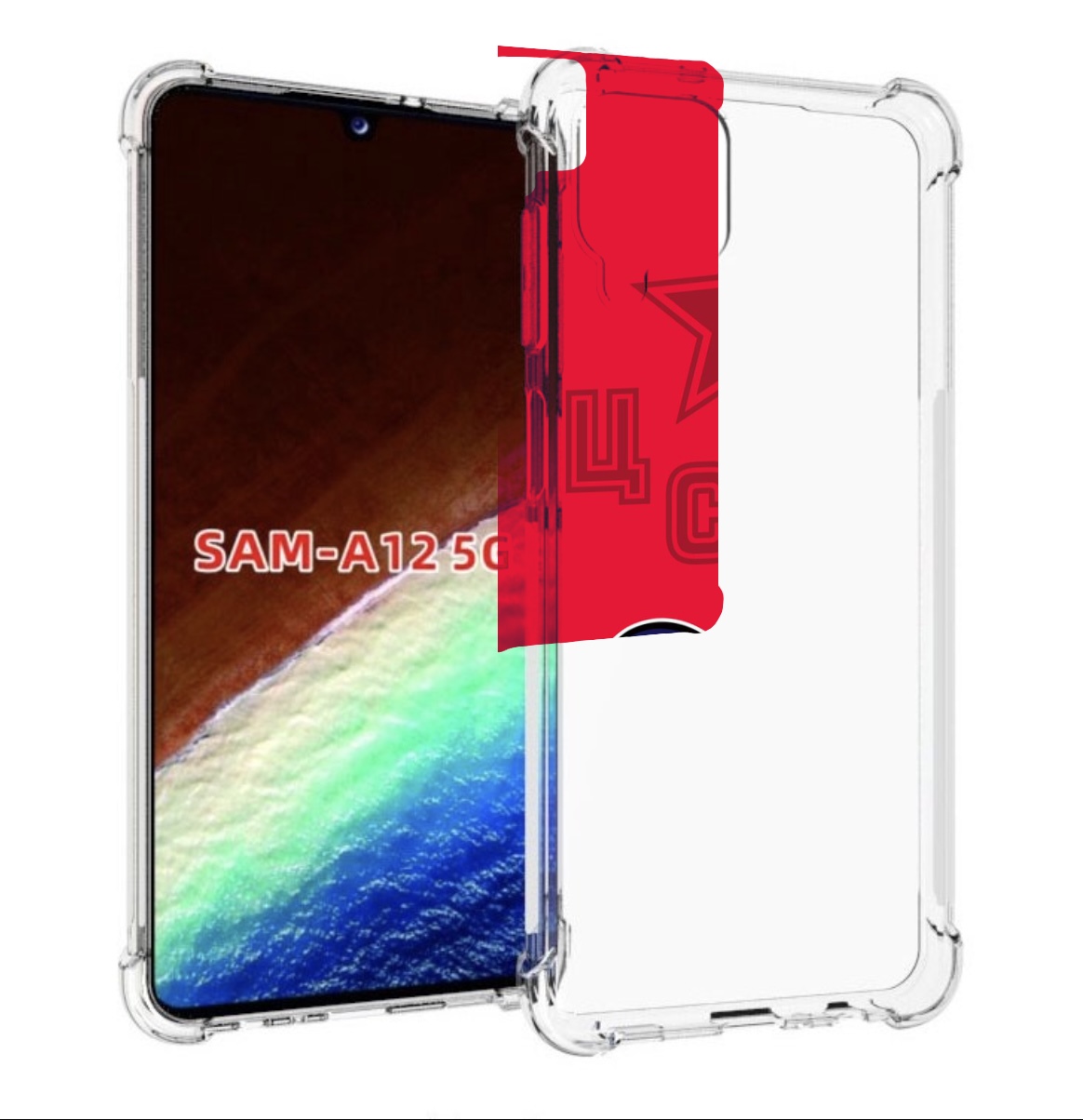 Чехол MyPads хк цска мужской для Samsung Galaxy A12 (SM-A125F) 2020/21/A12 Nacho SM-A127F