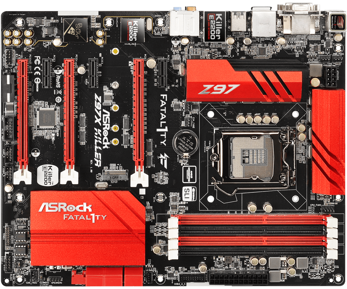 фото Материнская плата asrock fatal1ty z97x killer