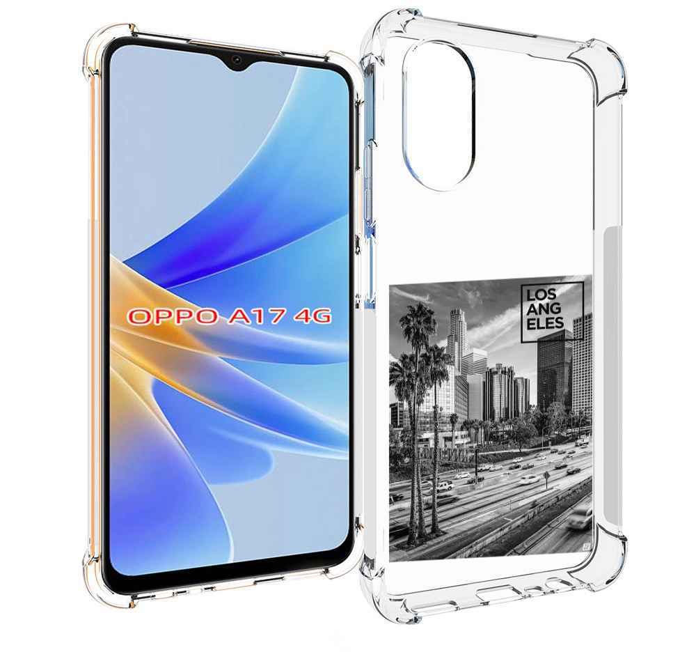 

Чехол MyPads черно белый лос анджелес для OPPO A17, Прозрачный, Tocco