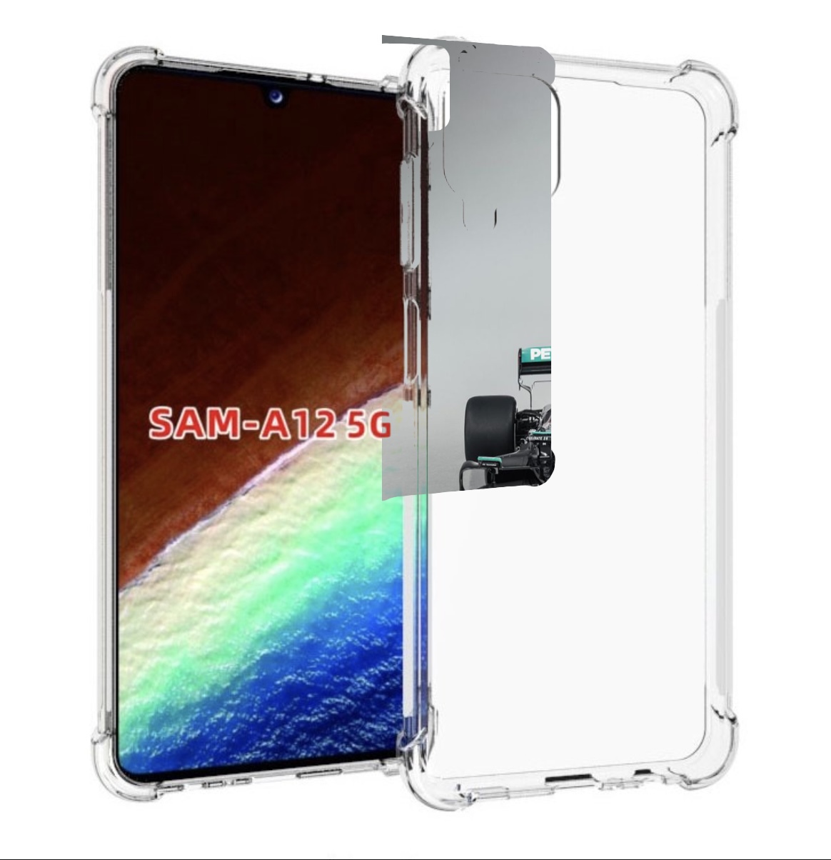 Чехол MyPads формула 1 мерседес для Samsung Galaxy A12 (SM-A125F) 2020/21