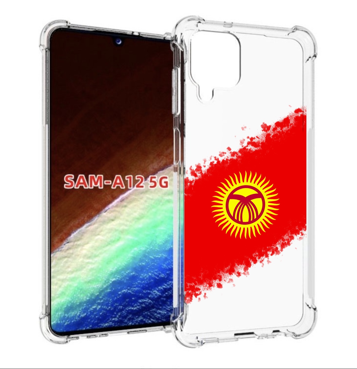 

Чехол MyPads флаг Киргизии для Samsung Galaxy A12 (SM-A125F) 2020/21/A12 Nacho SM-A127F, Прозрачный, Tocco