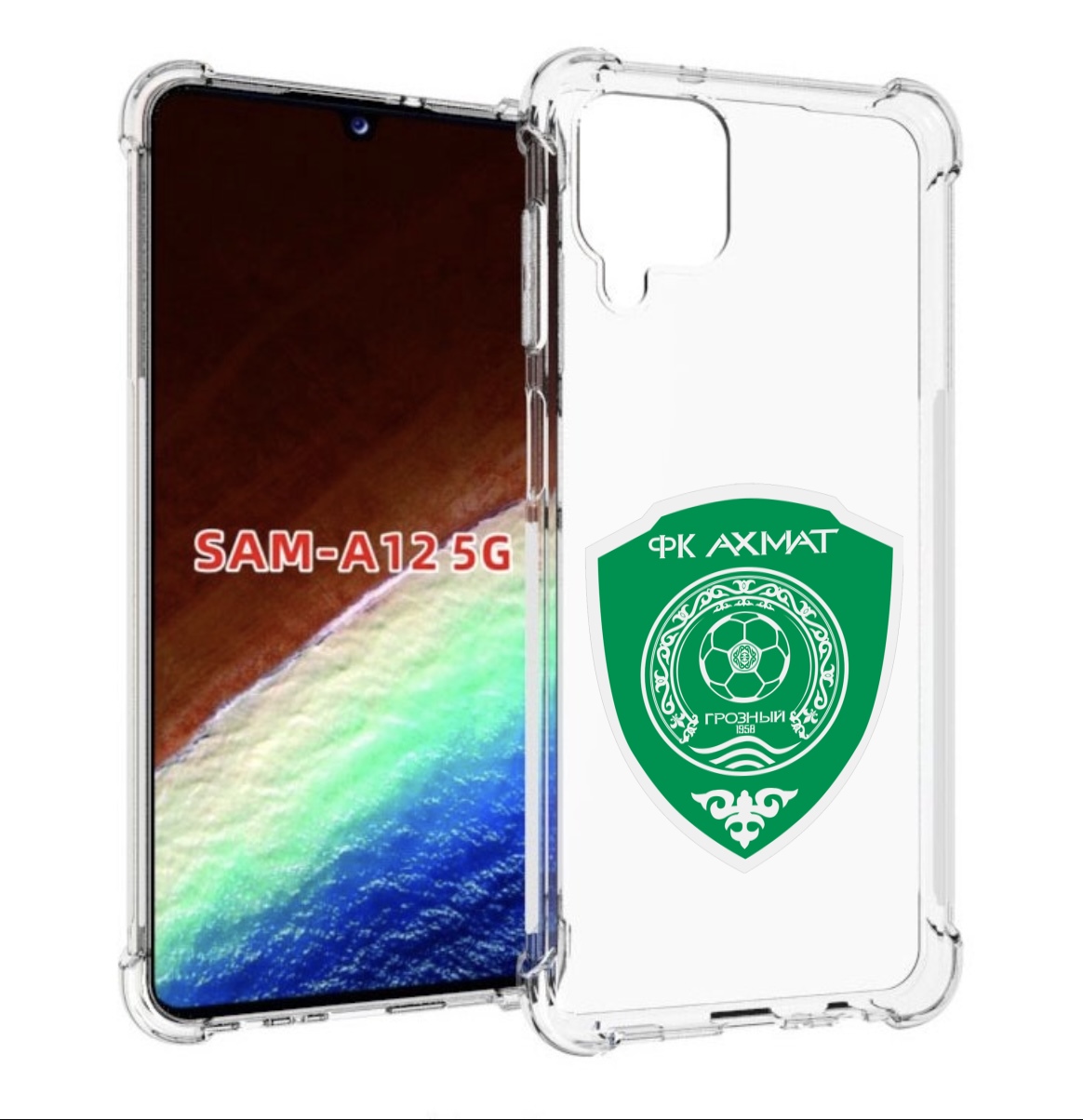 

Чехол MyPads фк-ахмат-2 для Samsung Galaxy A12 (SM-A125F) 2020/21/A12 Nacho SM-A127F, Прозрачный, Tocco