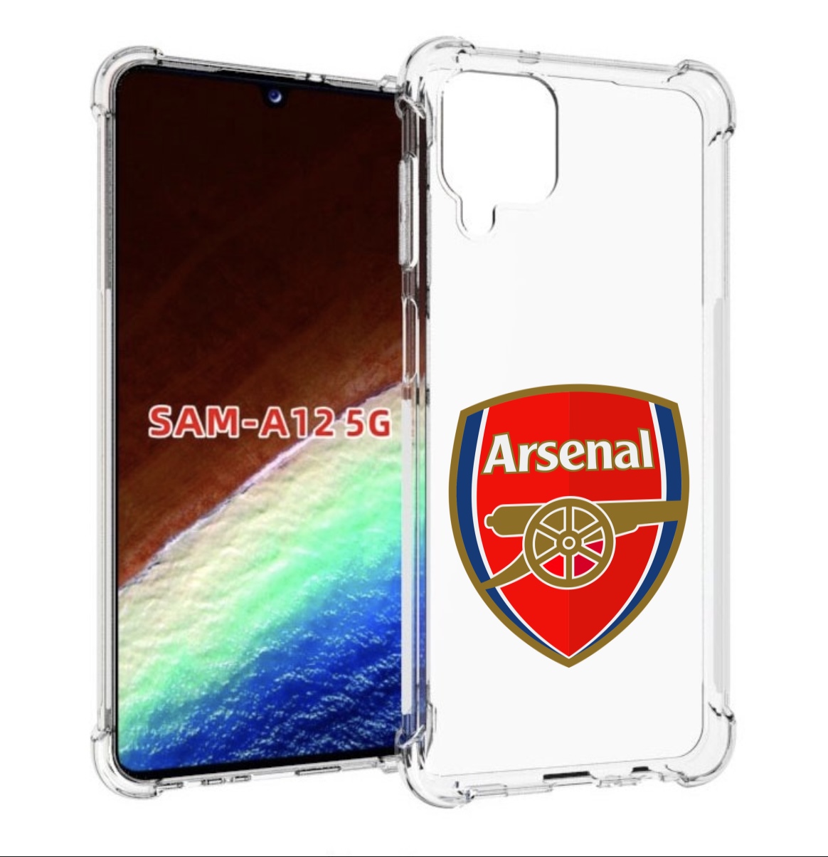 

Чехол MyPads фк-арсенал-2 для Samsung Galaxy A12 (SM-A125F) 2020/21/A12 Nacho SM-A127F, Прозрачный, Tocco