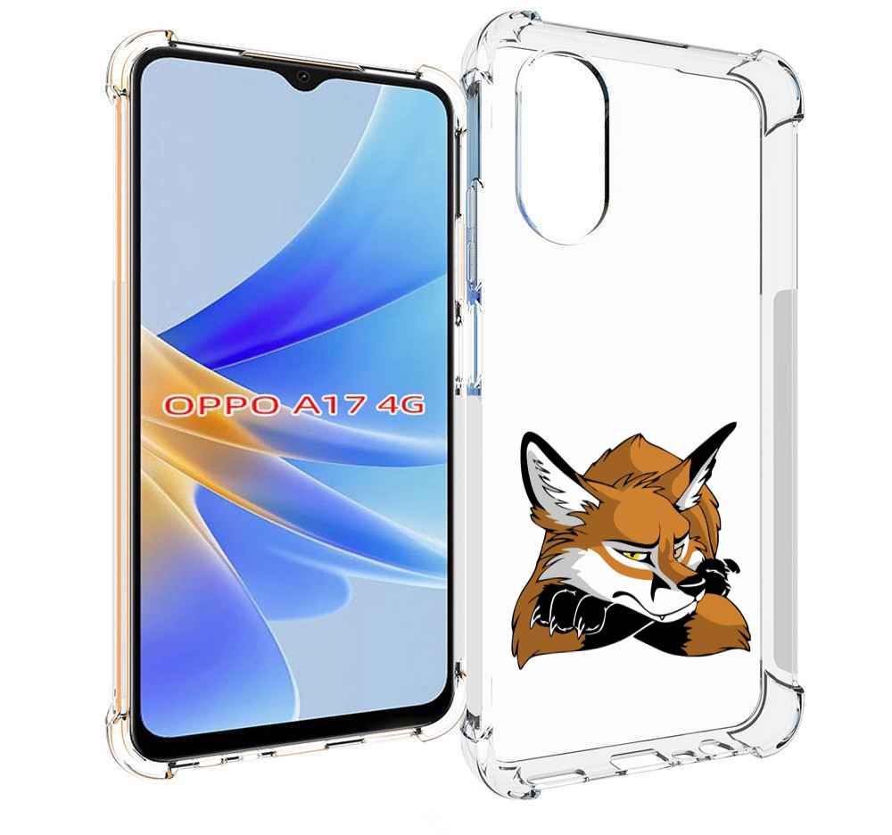 

Чехол MyPads фокс для OPPO A17, Прозрачный, Tocco