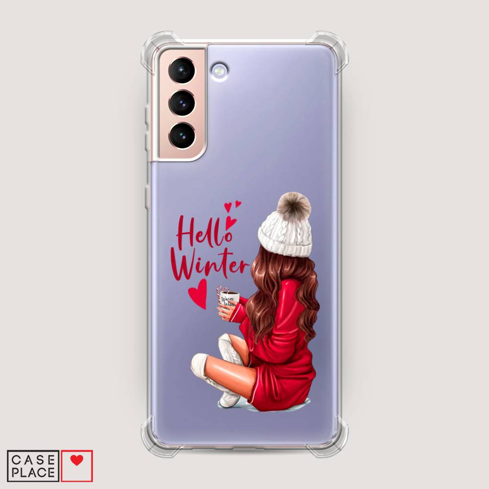

Чехол Awog на Samsung Galaxy S21 + / Самсунг S21 + "Hello winter", Разноцветный, 2102151-1
