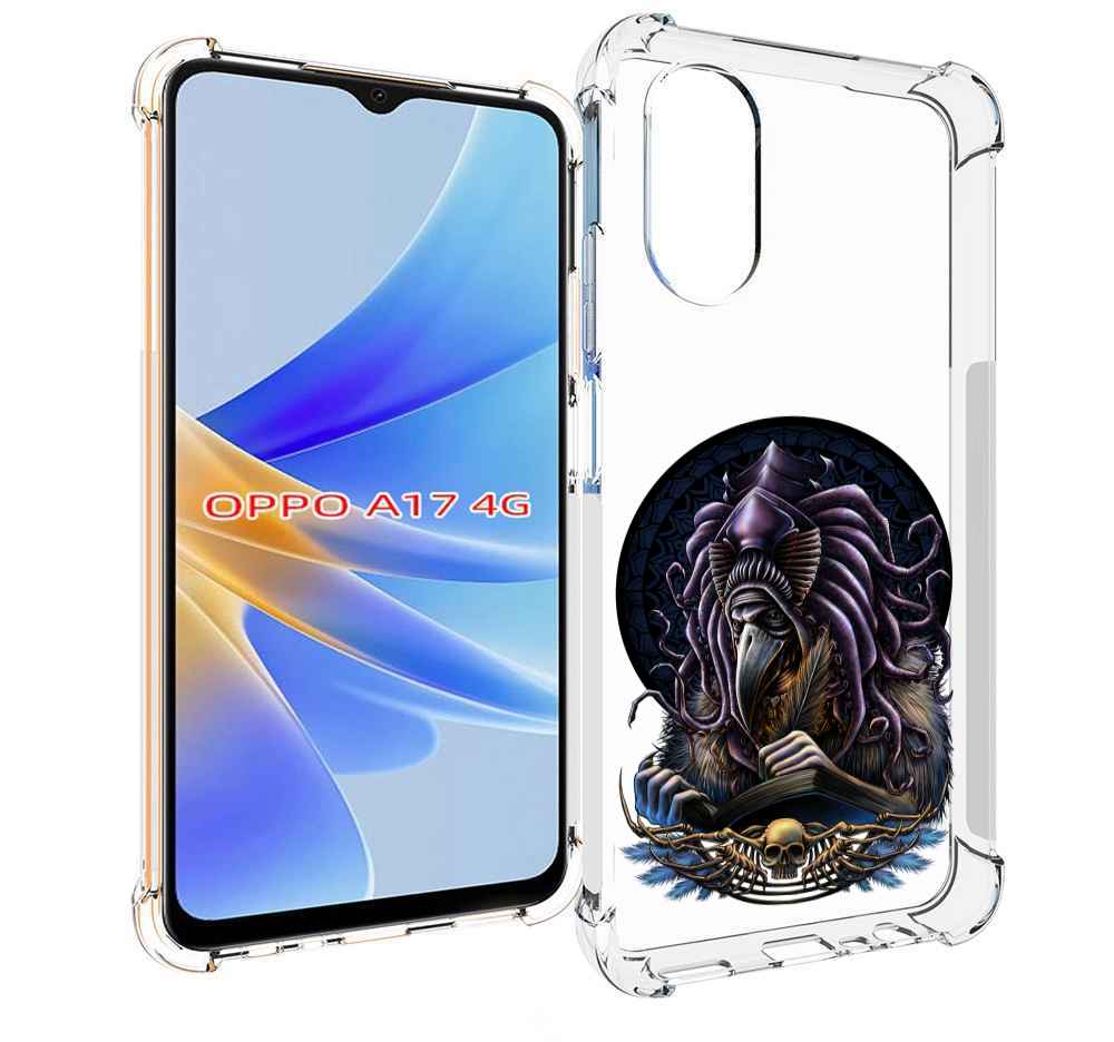 

Чехол MyPads умный ворон для OPPO A17, Прозрачный, Tocco
