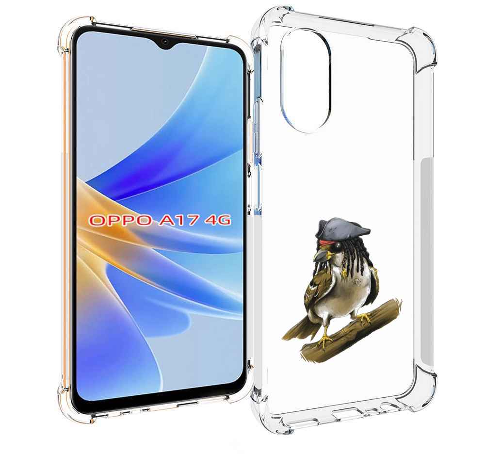 

Чехол MyPads Джек воробей для OPPO A17, Прозрачный, Tocco