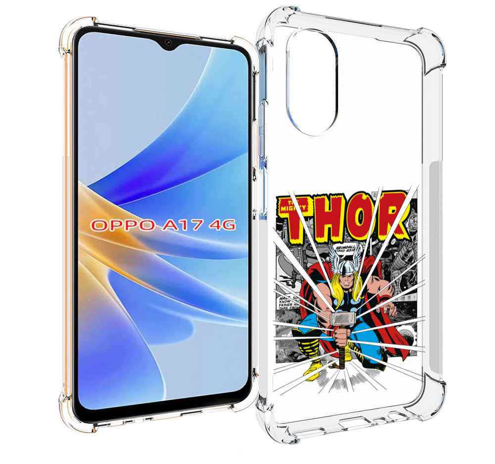 

Чехол MyPads тор рисунок для OPPO A17, Прозрачный, Tocco
