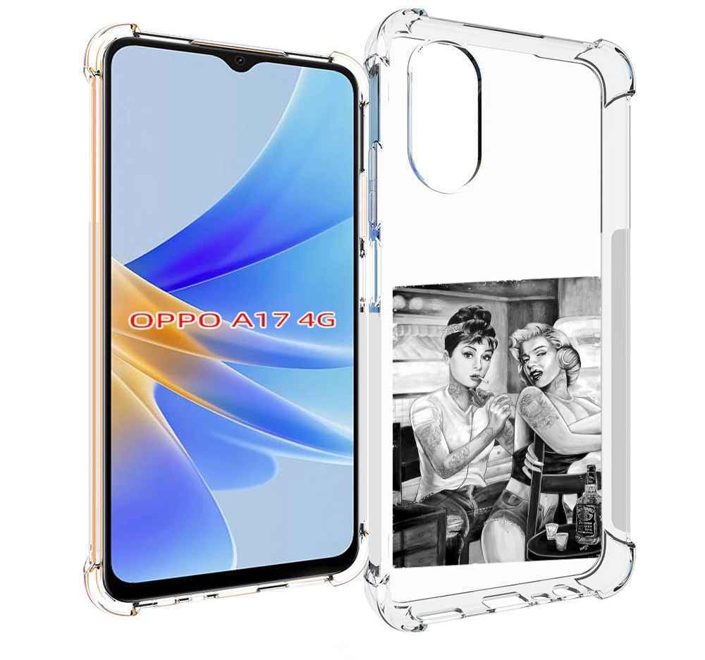 

Чехол MyPads тату мастер для OPPO A17, Прозрачный, Tocco