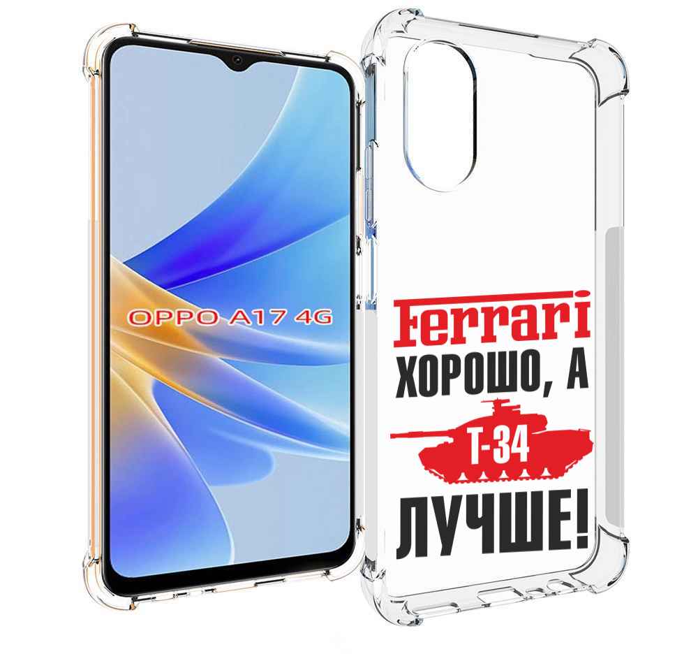

Чехол MyPads т 34 лучше для OPPO A17, Прозрачный, Tocco