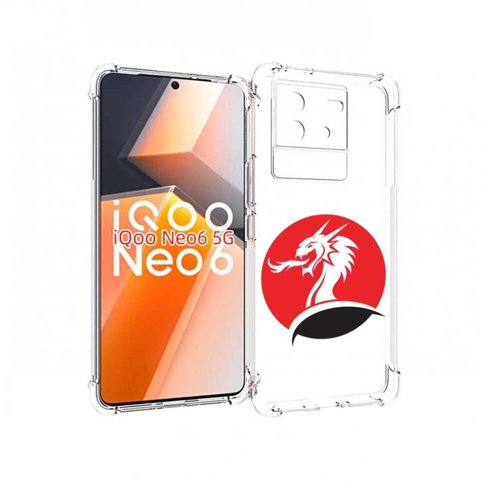 

Чехол MyPads дракон-рисунок для Vivo iQoo Neo 6 5G, Прозрачный, Tocco