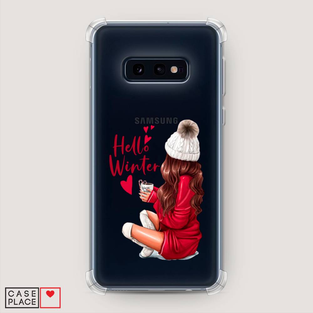 

Чехол Awog на Samsung Galaxy S10E "Hello winter", Разноцветный