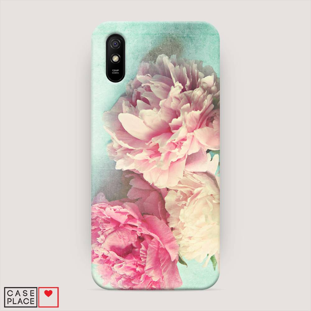 

Пластиковый чехол "Пионы new" на Xiaomi Redmi 9A, 38920-6