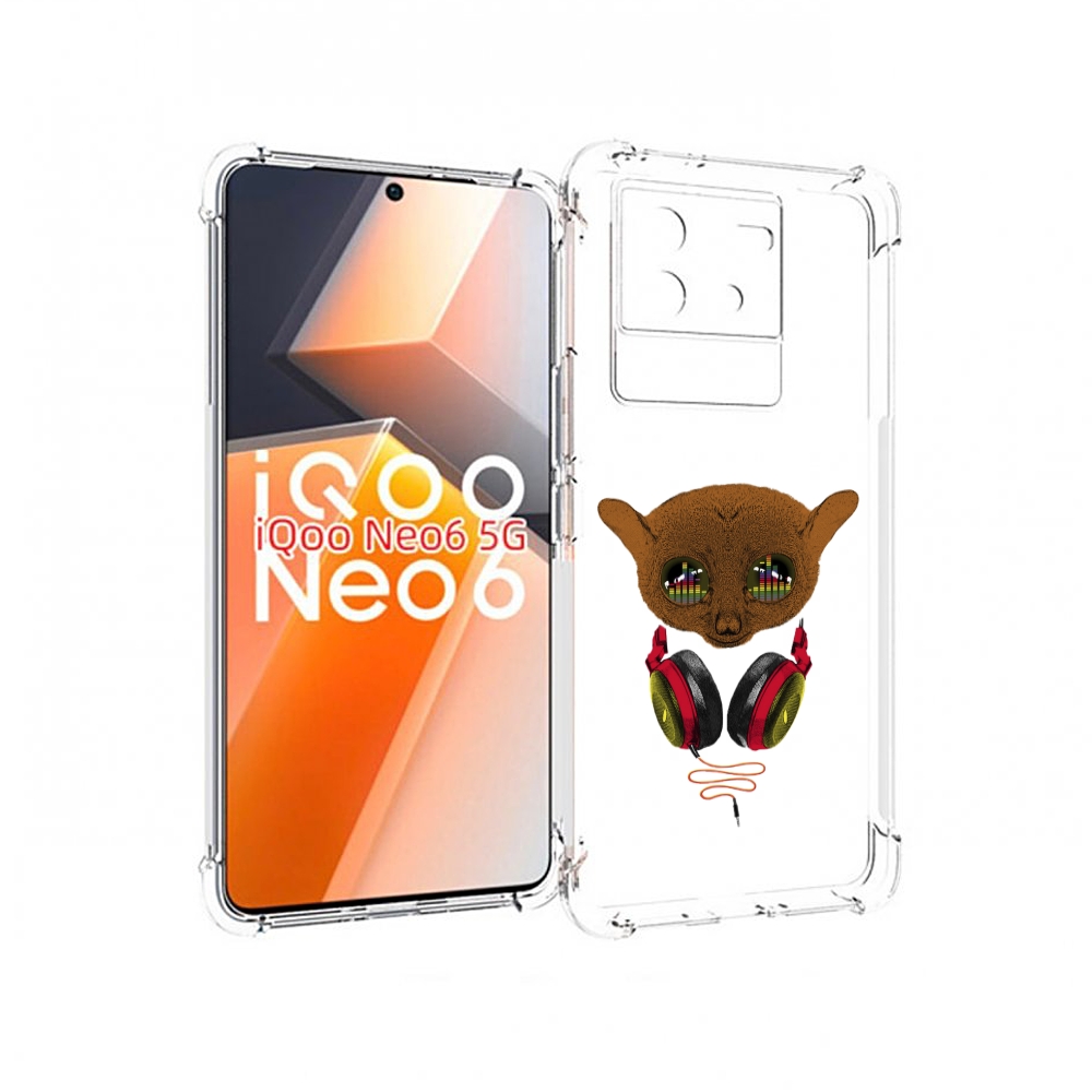 

Чехол MyPads диджей для Vivo iQoo Neo 6 5G, Прозрачный, Tocco