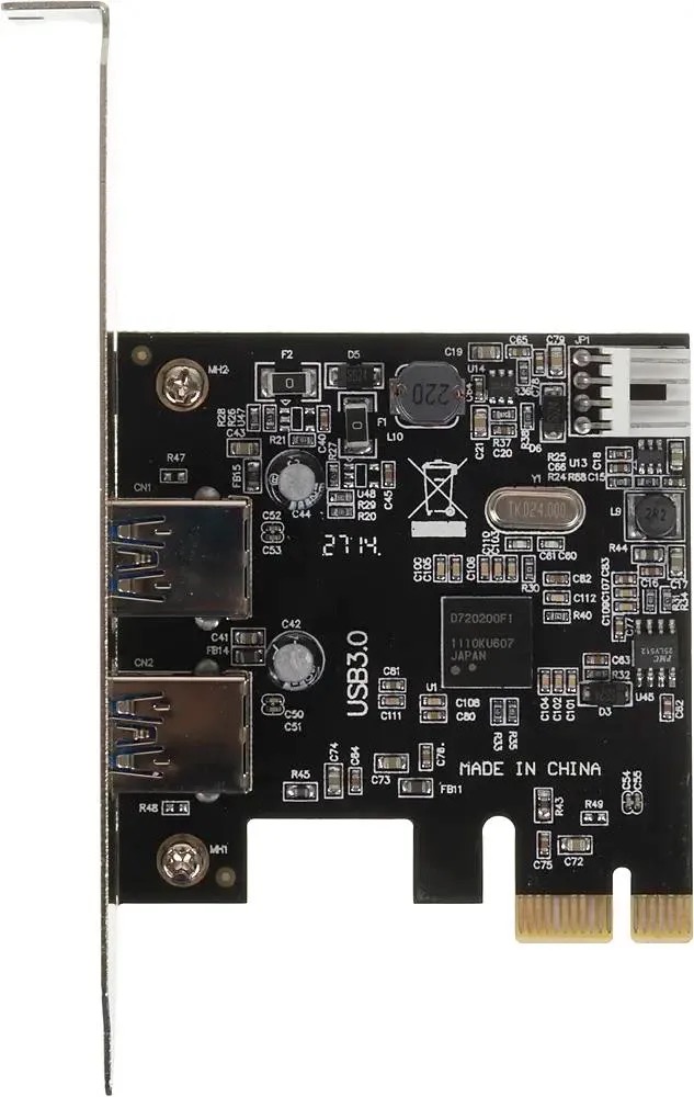 

Контроллер PCI-E Nec D720200F1 2xUSB3.0 Bulk