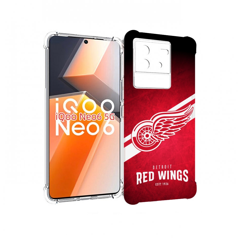 

Чехол MyPads детриот ред вингс мужской для Vivo iQoo Neo 6 5G, Прозрачный, Tocco