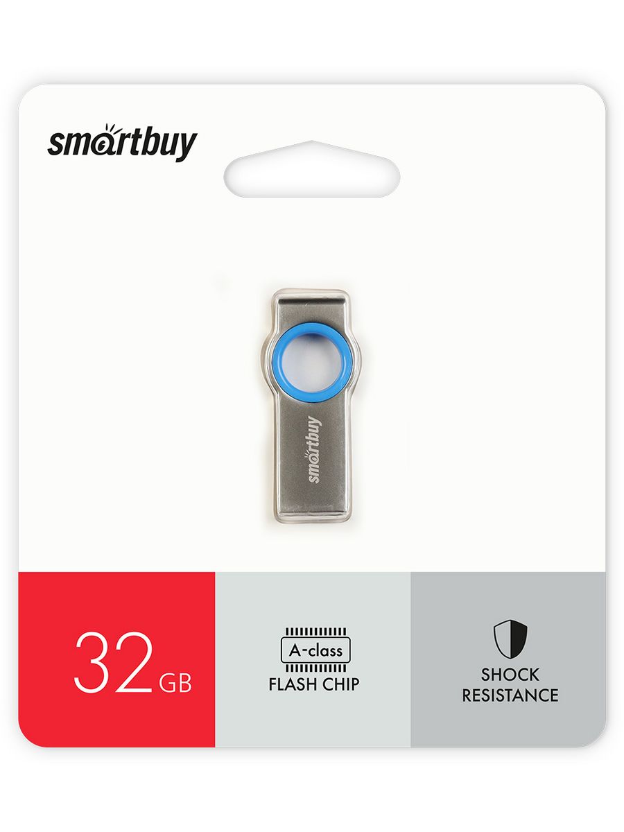 

Флэш диск Smartbuy 32GB MC2 Metal Blue (SB32GBMC2)