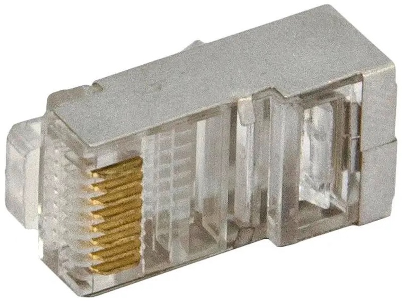 Коннектор RJ-45 Silver упак.20шт