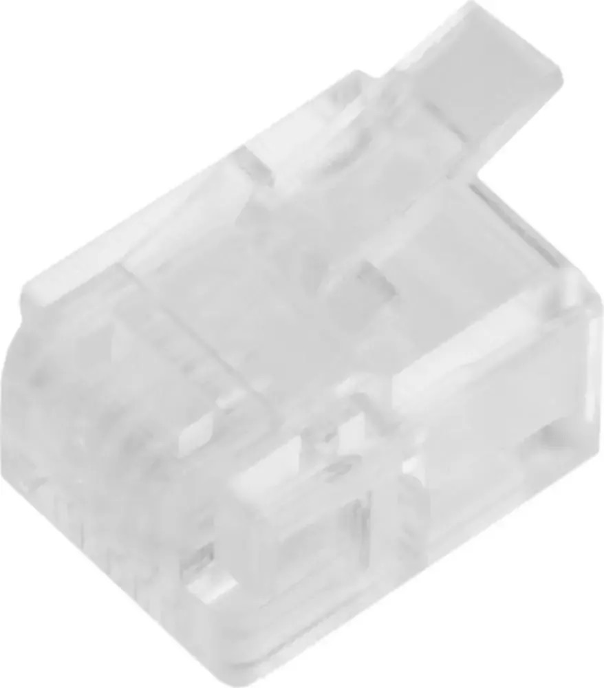 

Коннектор Lanmaster TWT-PL12-6P4C/100 UTP кат.3 RJ12 прозрачный упак.100шт, Коннектор Lanmaster (TWT-PL12-6P4C/100) UTP кат.3 RJ12 прозрачный (упак.:100шт)