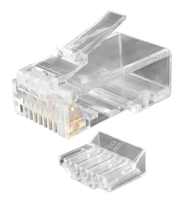 

Коннектор Hyperline PLUG-8P8C-UV-C6-100 UTP кат.6 RJ45 прозрачный упак.100шт, Коннектор Hyperline (PLUG-8P8C-UV-C6-100) UTP кат.6 RJ45 прозрачный (упак.:100шт)