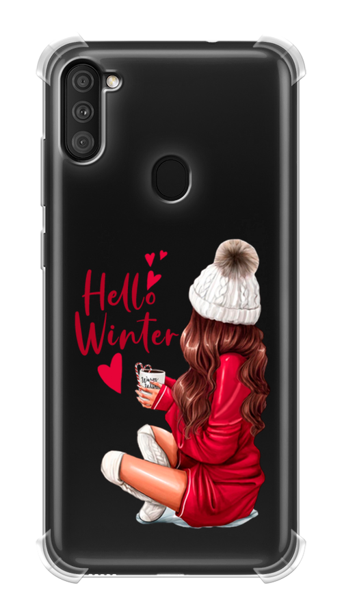 

Чехол Awog на Samsung Galaxy M11 / Самсунг M11 "Hello winter", Разноцветный, 2100651-1