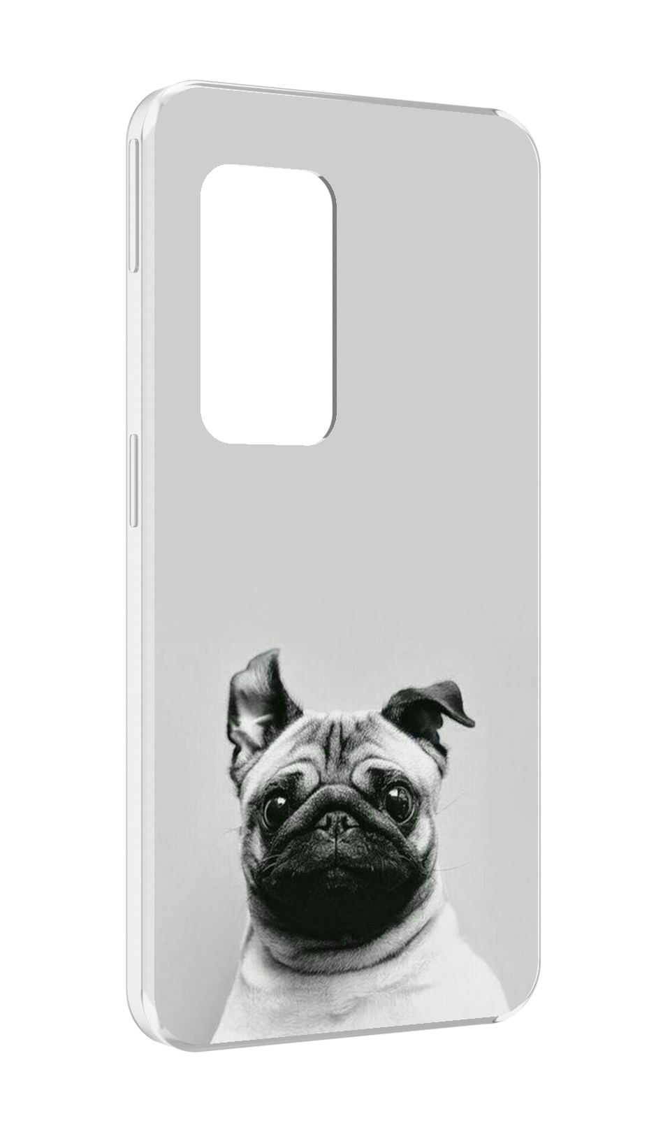 

Чехол MyPads мопс для UleFone Power Armor X11 Pro, Прозрачный, Tocco