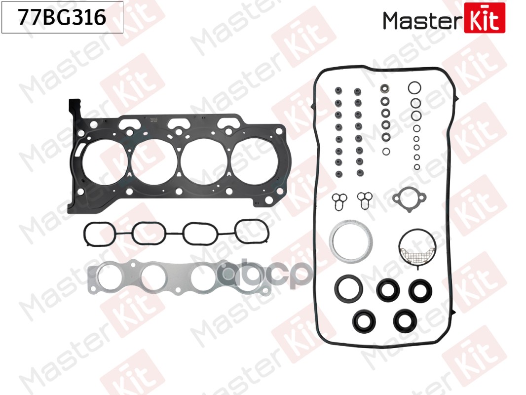 

MASTERKIT Комплект прокладок TOYOTA 1ZR-FAE, 2ZR-FAE 1шт