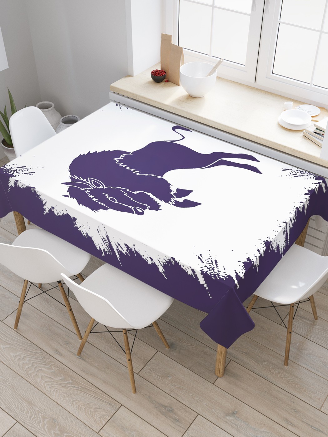 

Фотоскатерть JoyArty МУЛЬТИ 97100 120x145, Фиолетовый