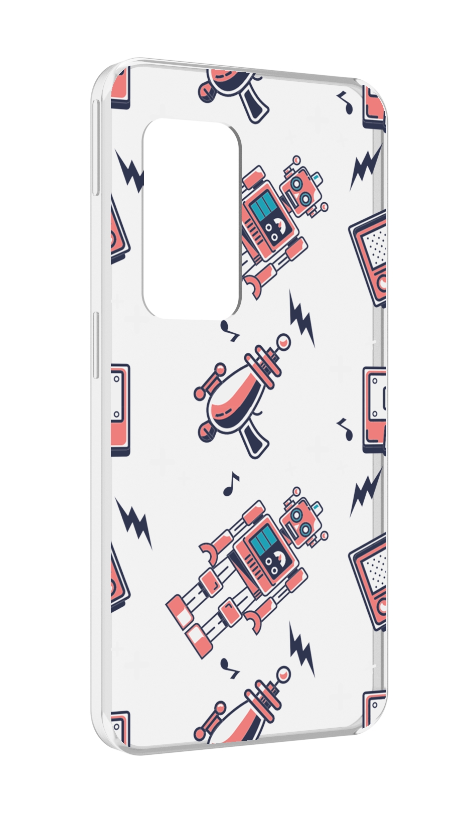 

Чехол MyPads мини-роботы для UleFone Power Armor X11 Pro, Прозрачный, Tocco