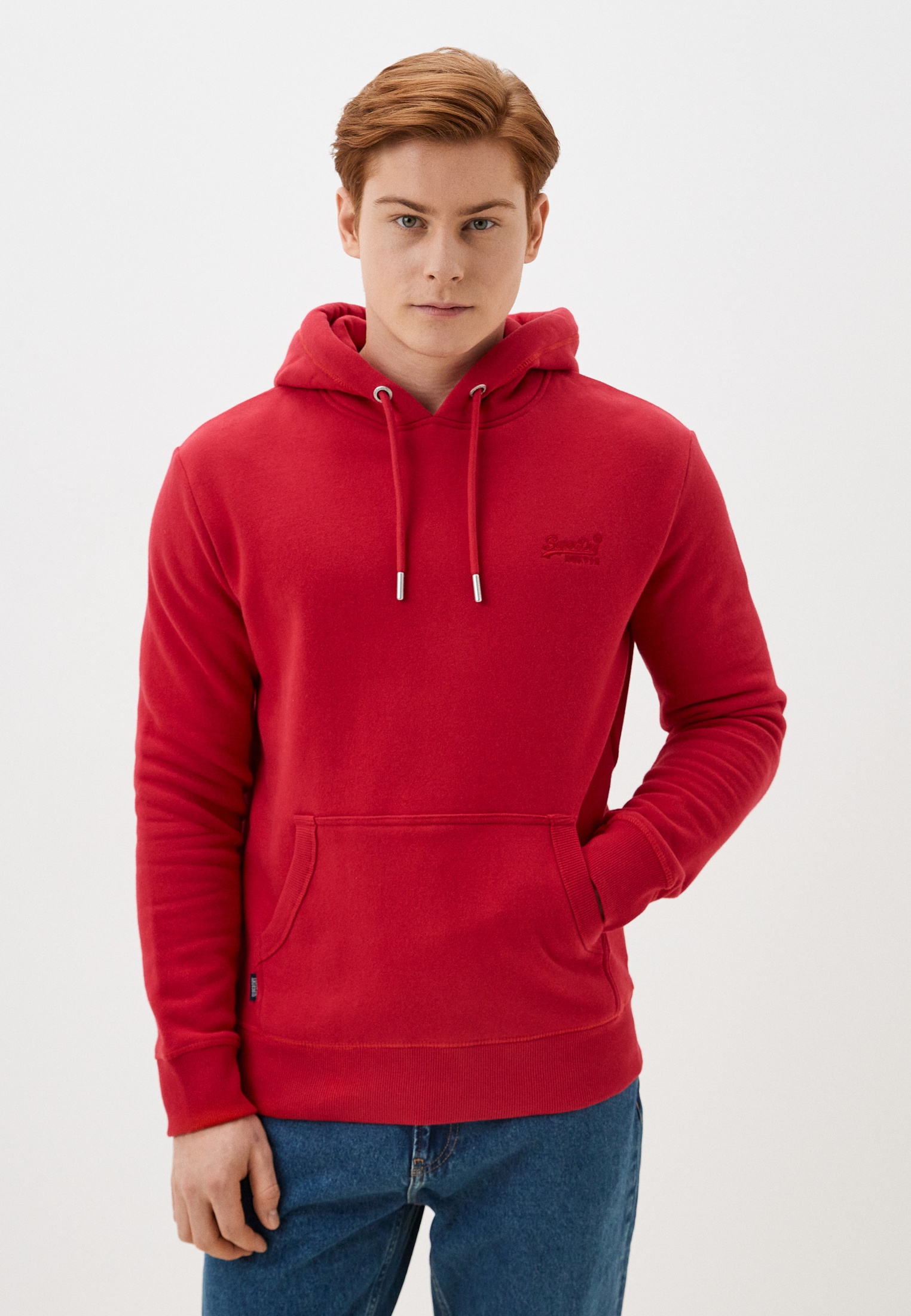 Худи мужское Superdry M2013110A бордовое 2XL