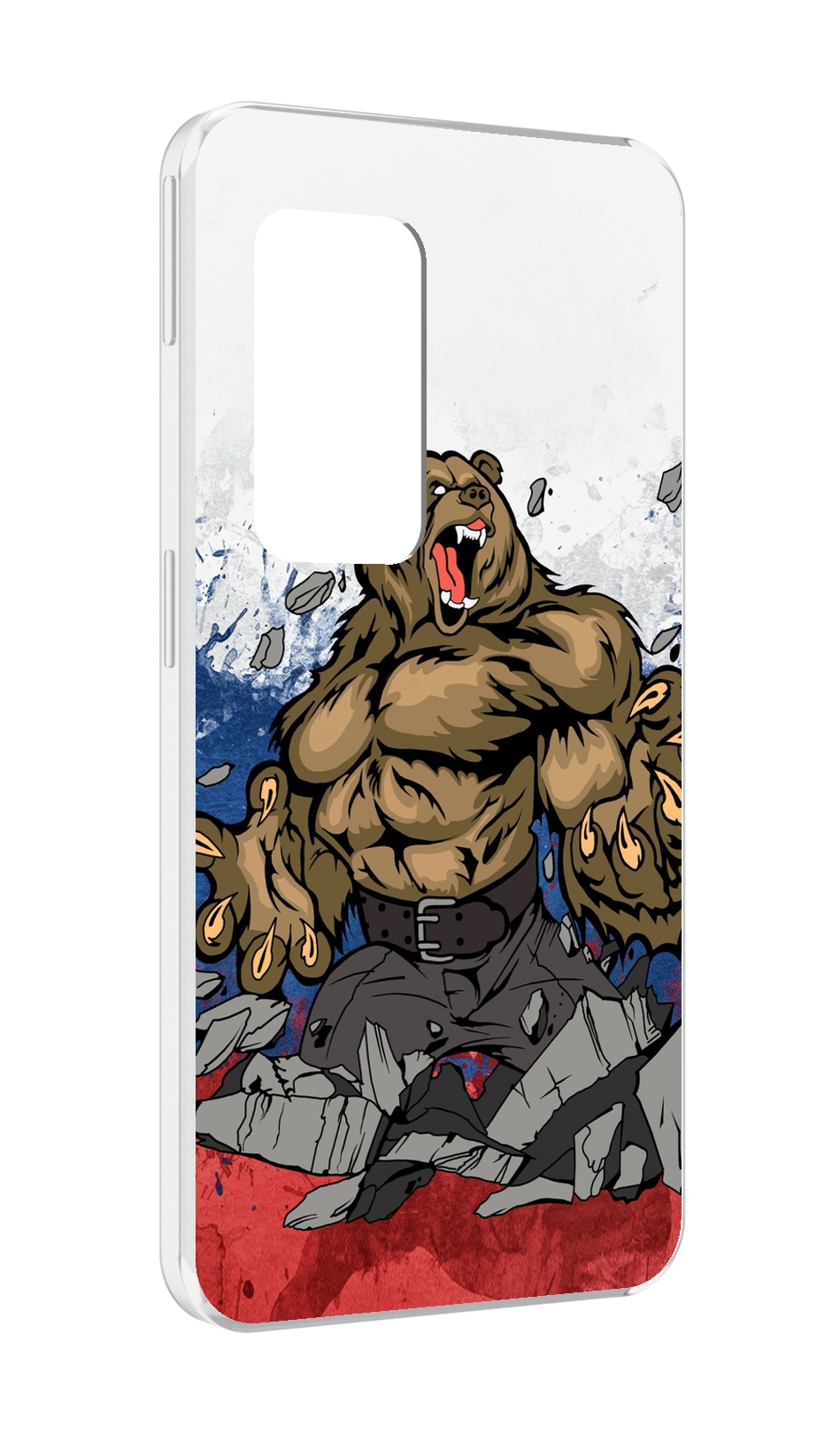 

Чехол MyPads медведь защитник родины для UleFone Power Armor X11 Pro, Прозрачный, Tocco