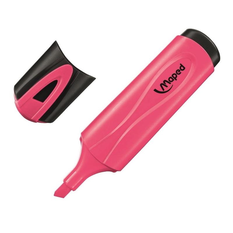 

Маркер-текстовыделитель Maped FluoPeps Classic (1-5мм, розовый) (742536), 12шт.