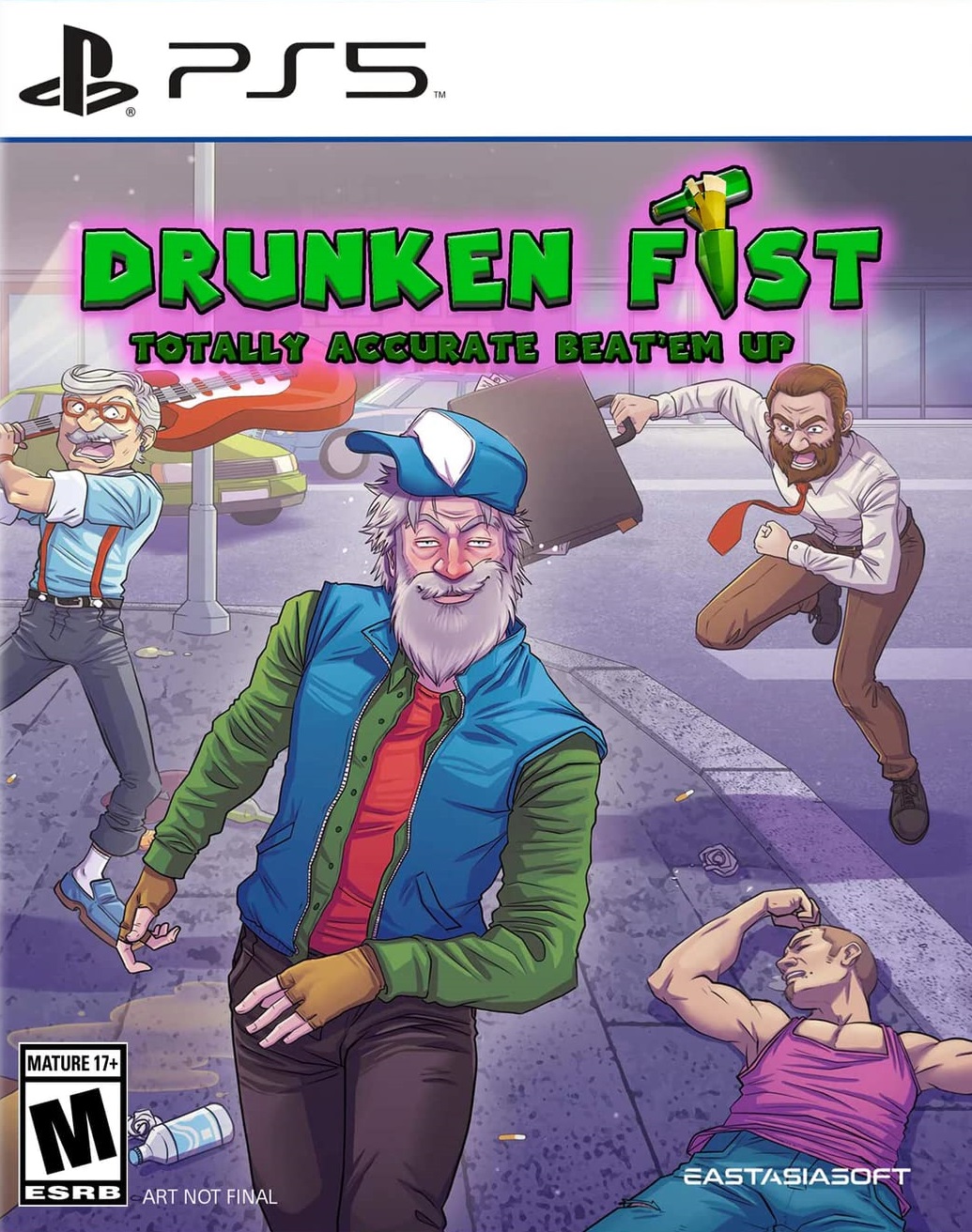 Игра Drunken Fist (PlayStation 5, полностью на иностранном языке)