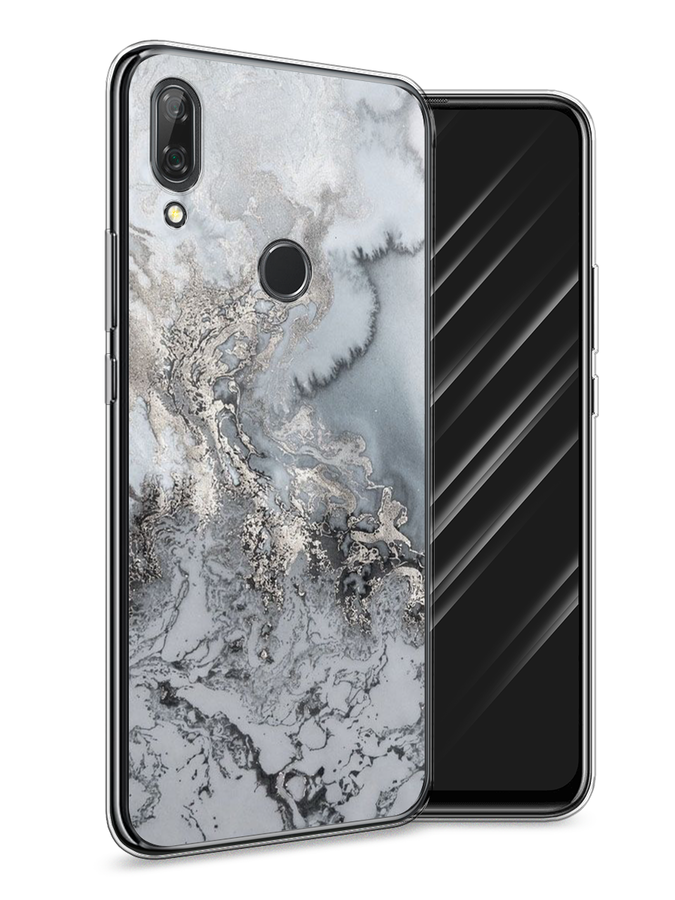 

Чехол Awog на Huawei P Smart Z "Морозная лавина серая", Серый;серебристый, 69450-3