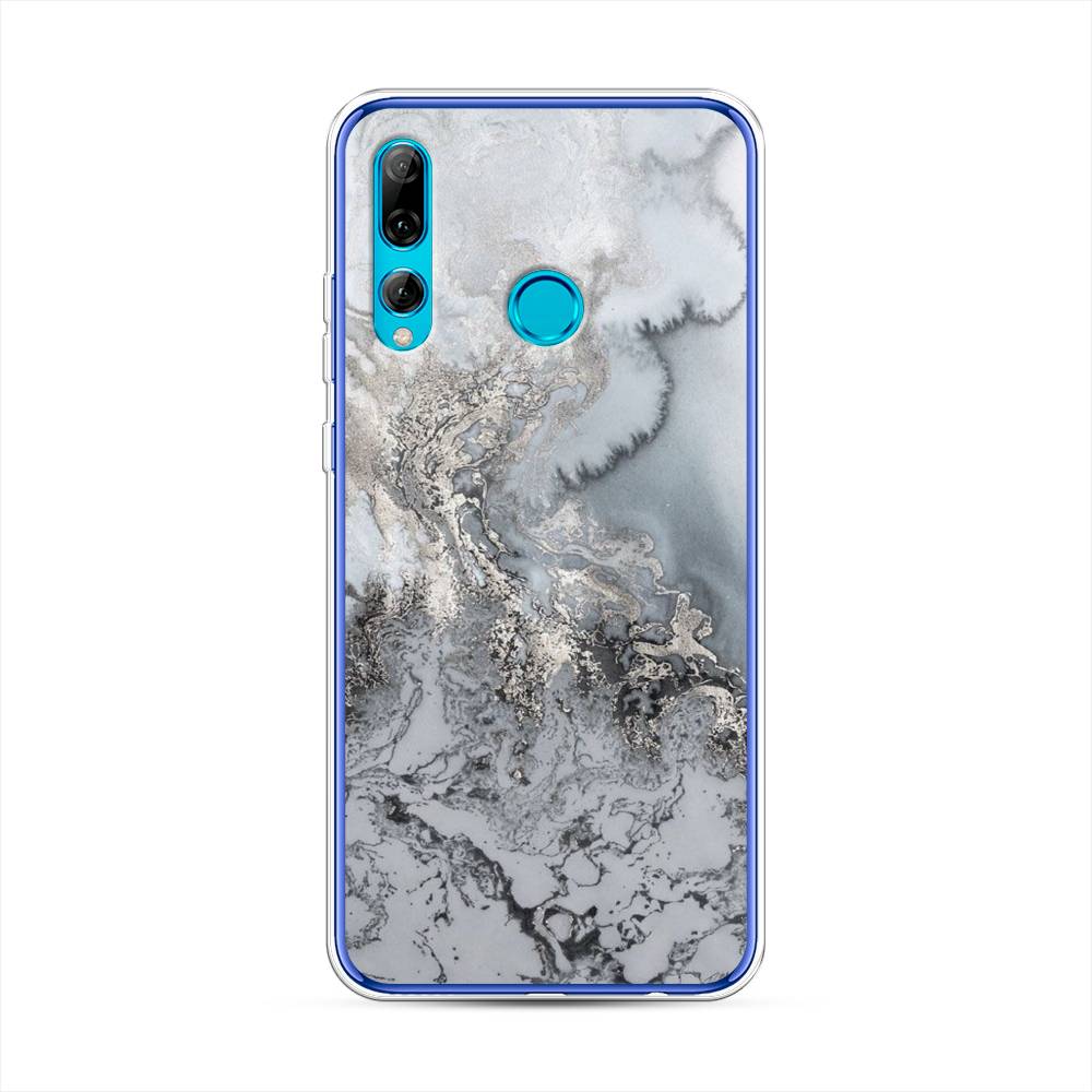 фото Чехол awog "морозная лавина серая" для huawei p smart plus 2019