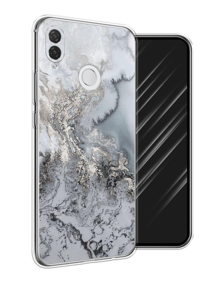 

Чехол Awog на Huawei P Smart Plus "Морозная лавина серая", Серый;серебристый, 68250-3
