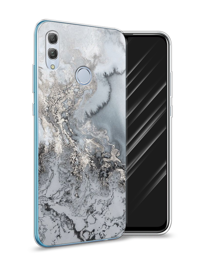 

Чехол Awog на Huawei P Smart 2019 "Морозная лавина серая", Серый;серебристый, 67250-3