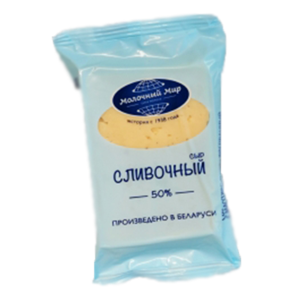 

Сыр полутвердый Молочный Мир Сливочный 70% 10 кг