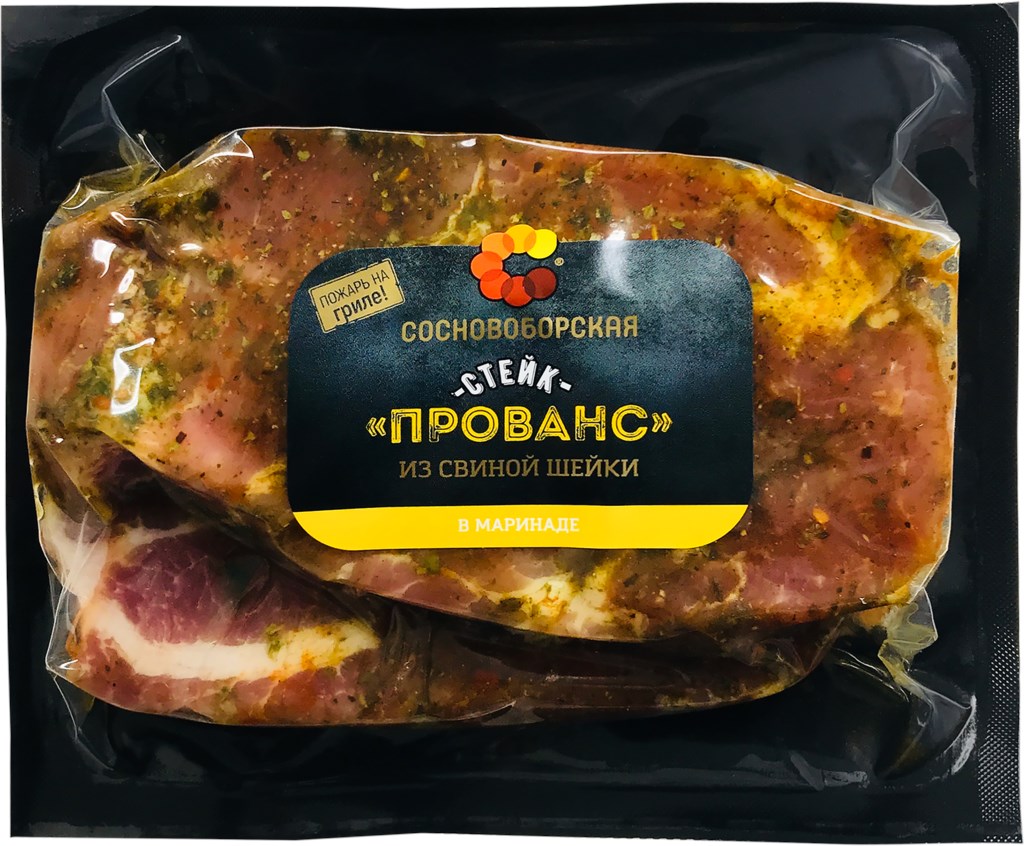 

Стейк свиной Сосновоборская Сочный охлажденный 400 г
