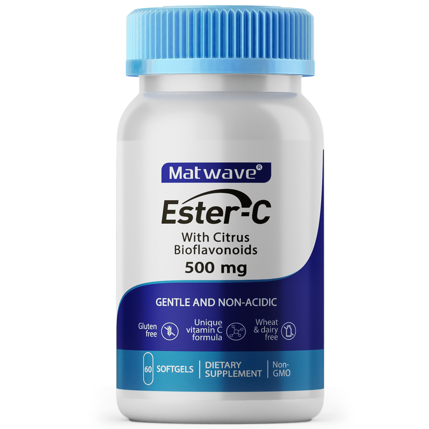 Витамин С Matwave Ester-C с биофлавоноидами Эстер С 500 mg капсулы 60 шт
