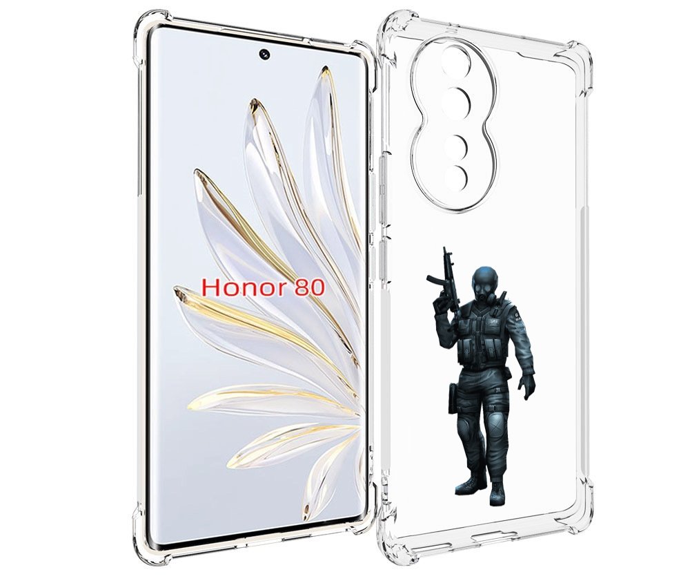 

Чехол MyPads crossfire для Honor 80, Прозрачный, Tocco