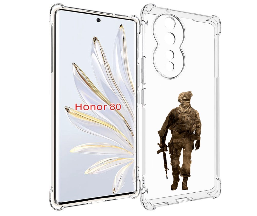 

Чехол MyPads call-of-duty мужской для Honor 80, Прозрачный, Tocco