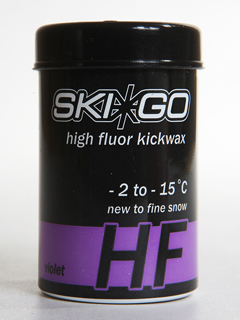 фото Ski-go мазь держания hf kickwax violet -2 до -15°c новый снег skigo