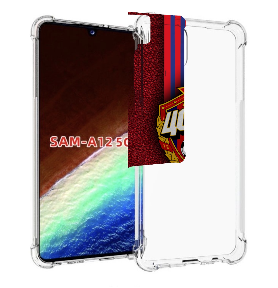 

Чехол MyPads фк цска для Samsung Galaxy A12 (SM-A125F) 2020/21/A12 Nacho SM-A127F, Прозрачный, Tocco