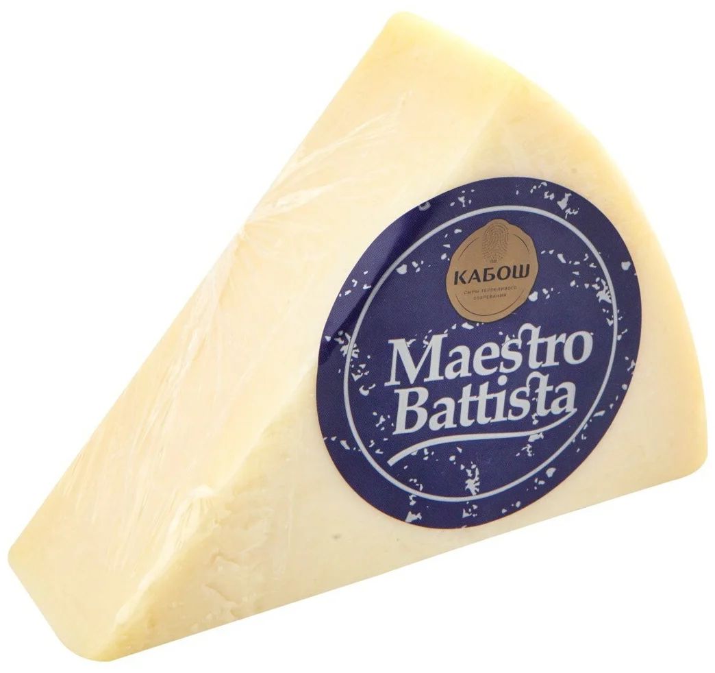 фото Сыр твердый кабош maestro battista mezzano 50% бзмж 130 г