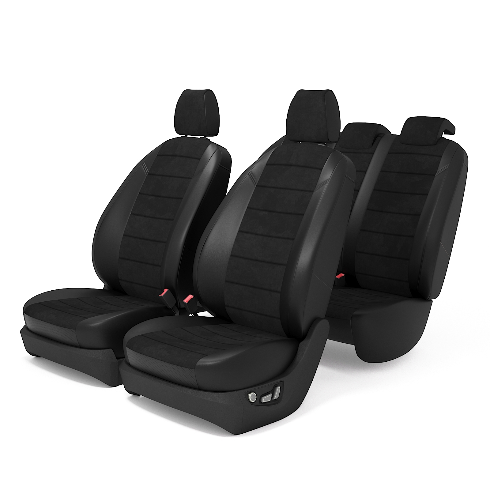 фото Комплект чехлов peugeot traveller i / citroen space tourer с 2016 по 2022 год, алькантара autokot